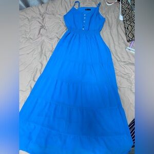 Sky blue maxi dress